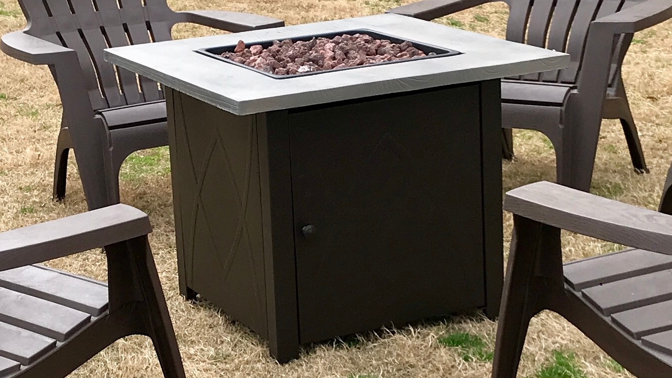 Heating - Fire Pit - 4ft Square - Stone and coals