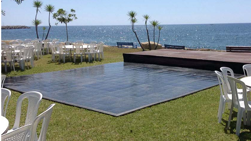 Slate Black Dance Floor (18X18)