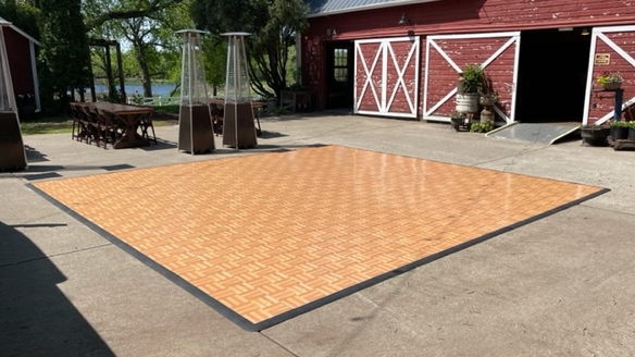 Wood Grain Dance Floor (12X12)