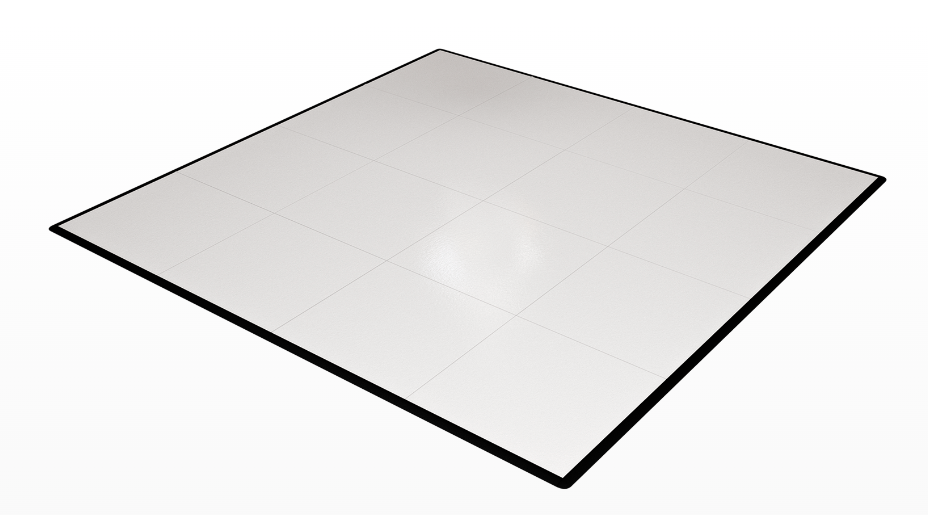 Slate White Dance Floor 12x12