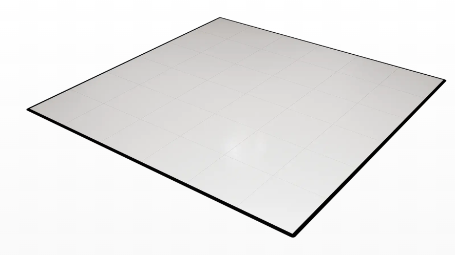 Slate White Dance Floor 15x15