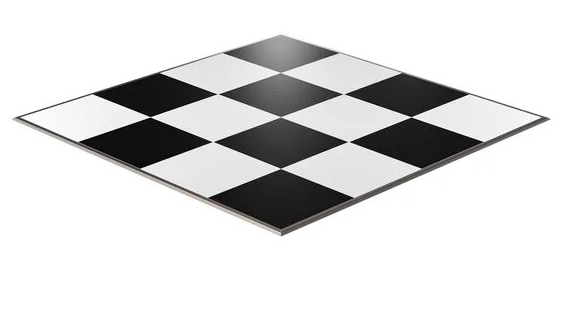 Black & White Checker Dance Floor - 20'x20'