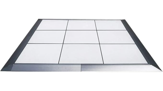 Dance Floor Tile White 4x4