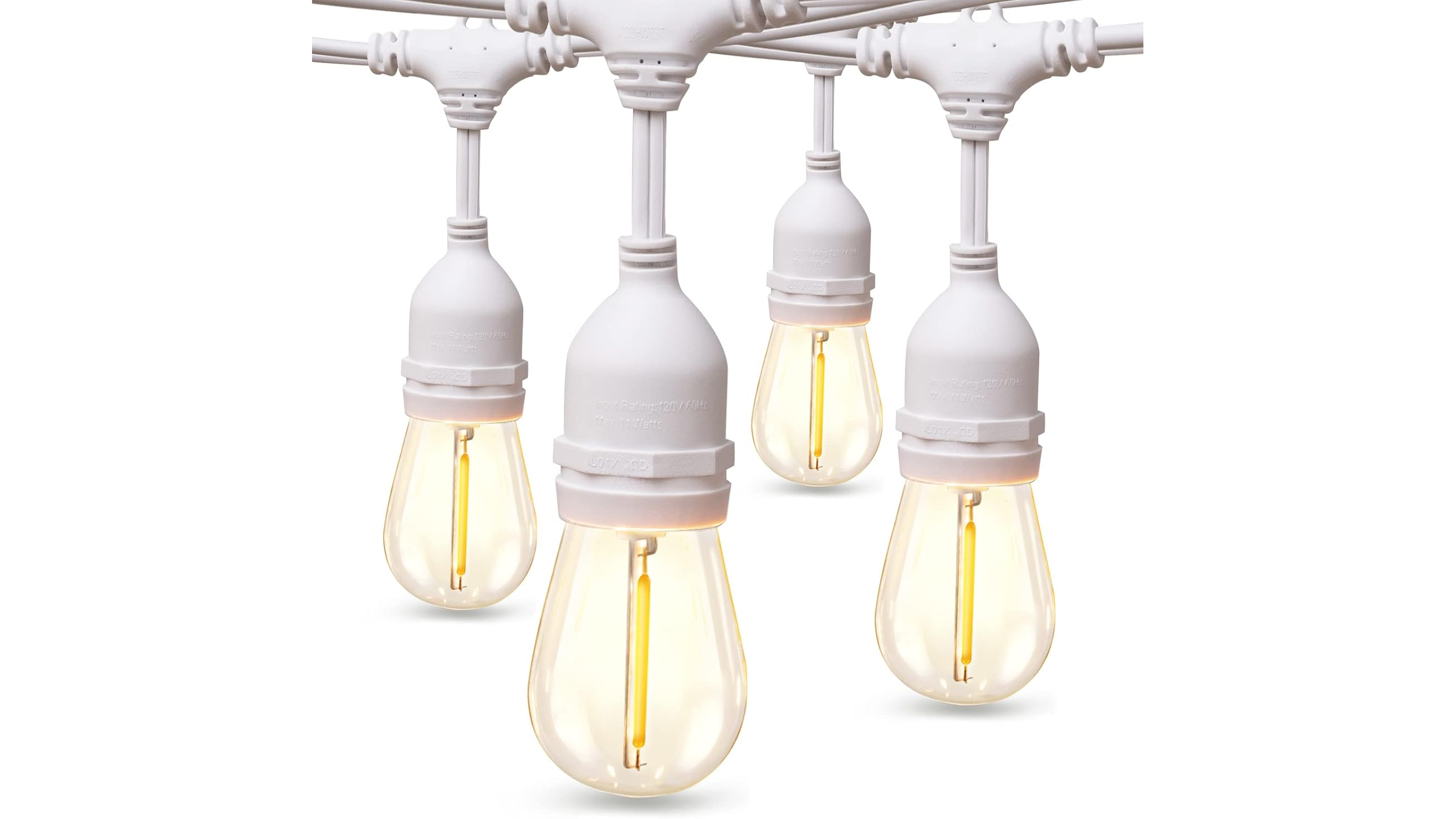 White Bistro Lighting 48'