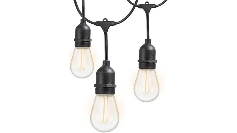 Black Bistro Lighting 48'