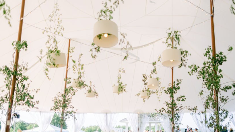 Cream Drum Chandelier