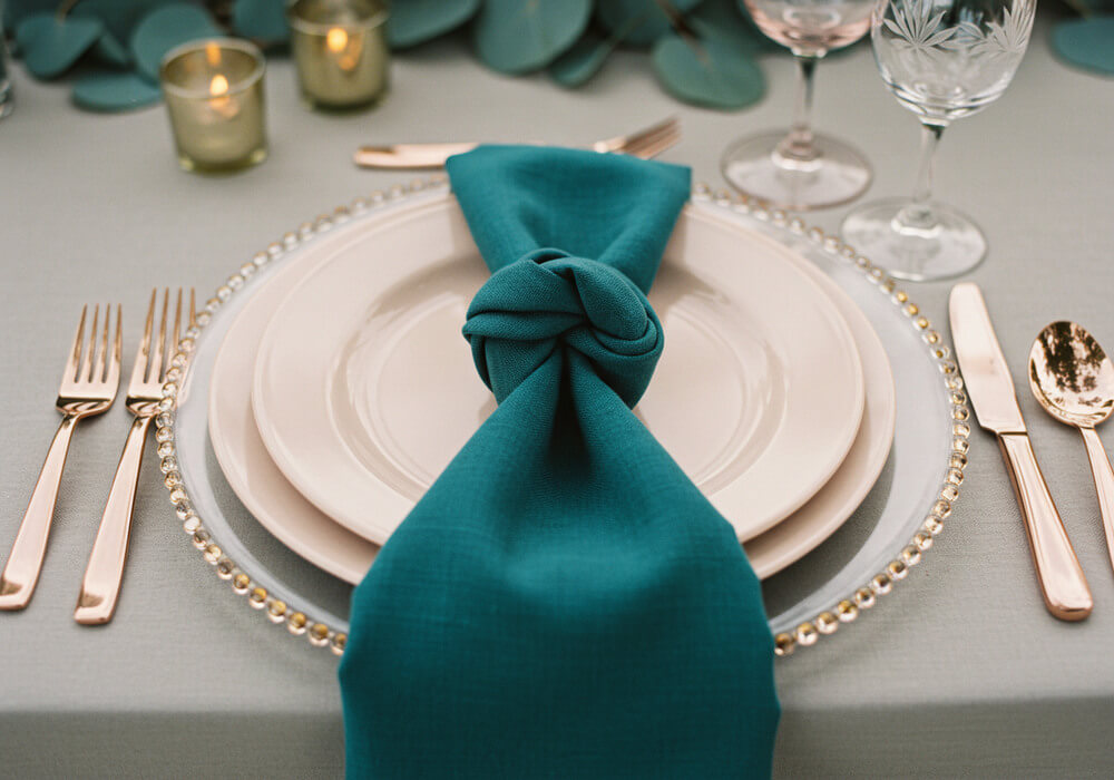 oklahoma city ok party rentals tabletop setup
