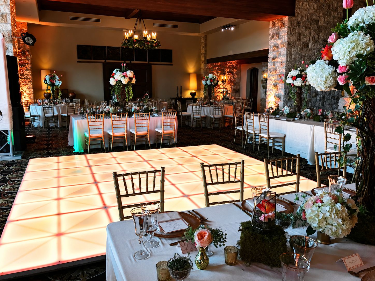 LED Dance Floor Wedding
