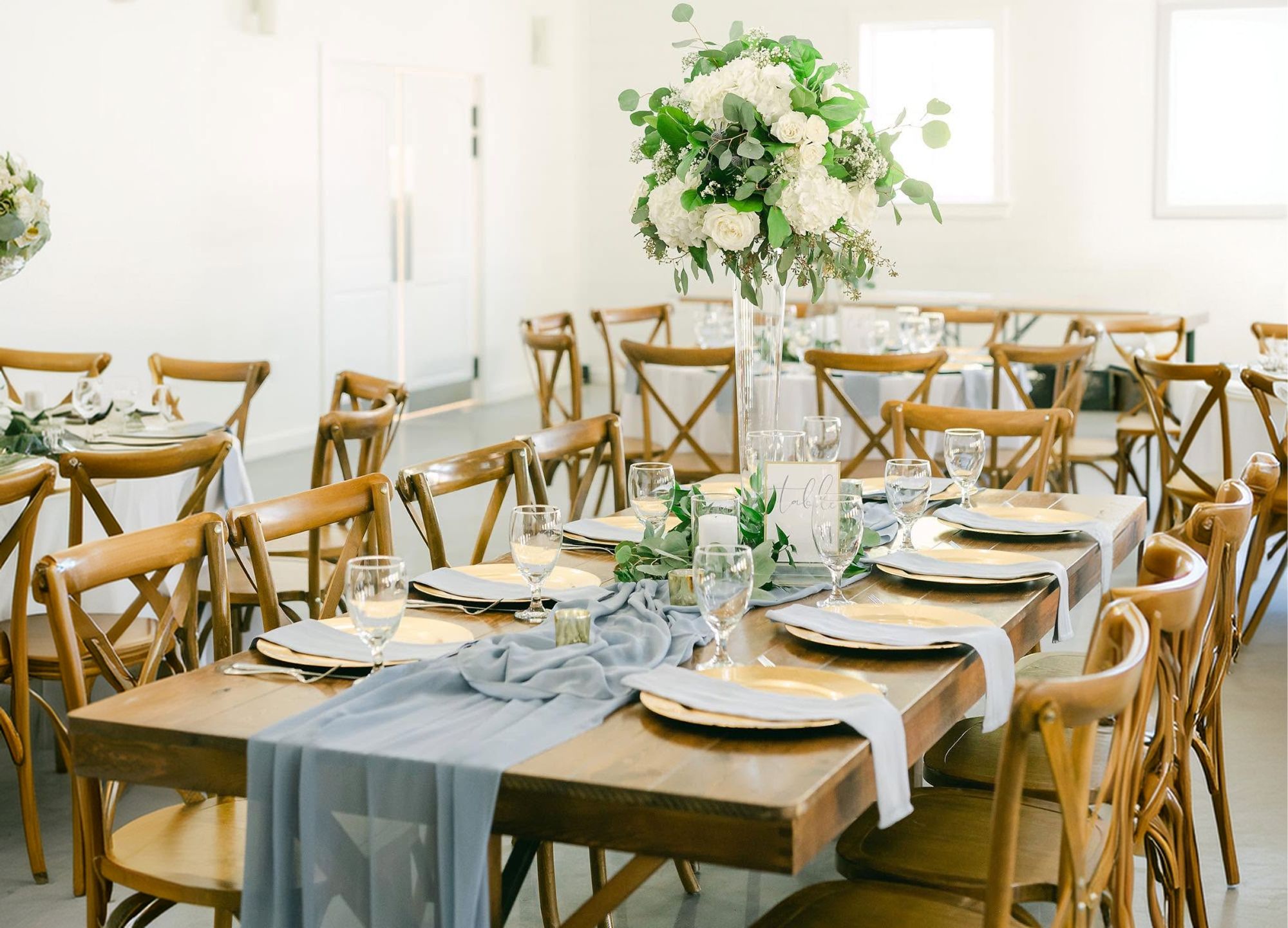 Houston Dusty Blue Wedding Inspiration