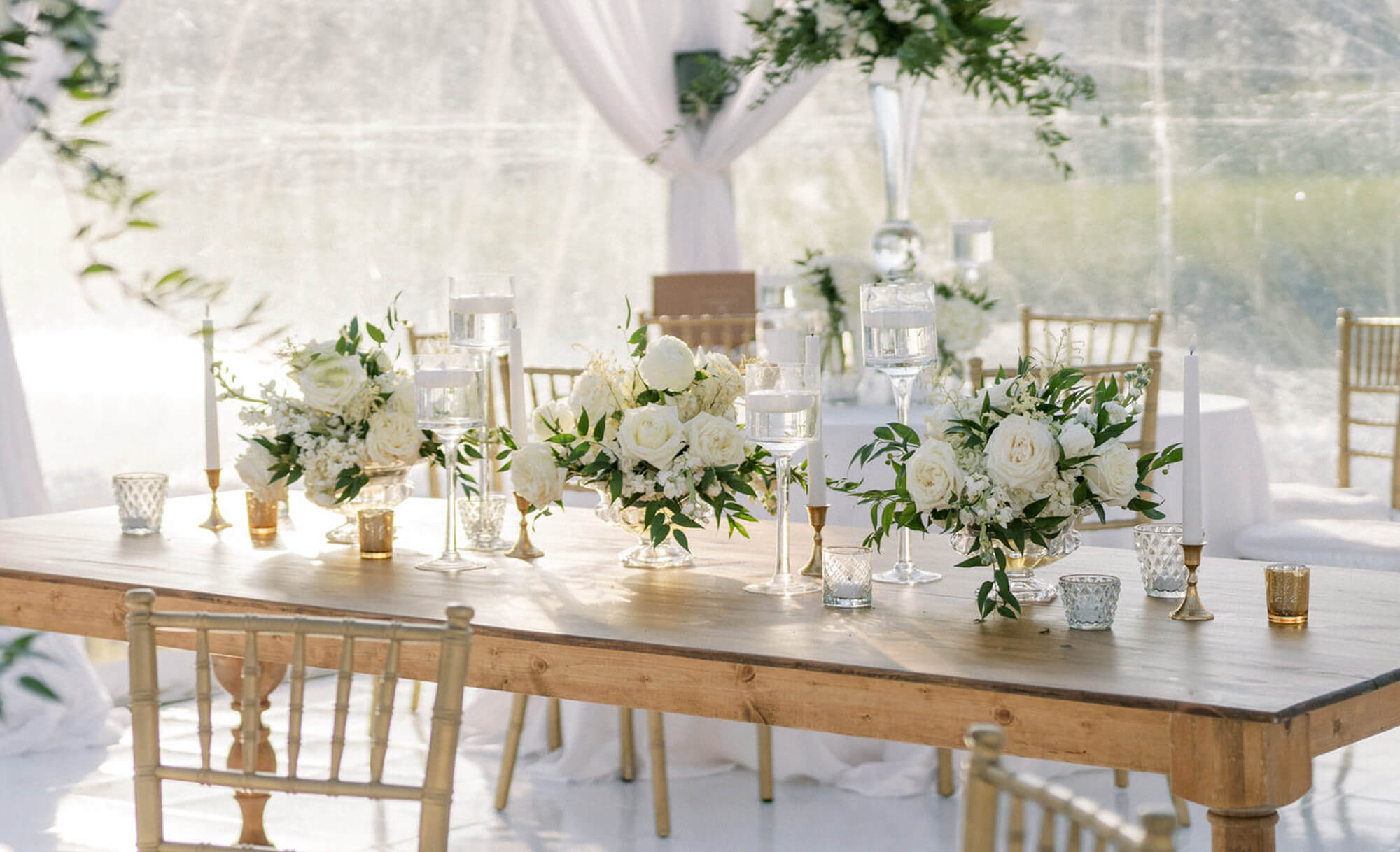 Lafayette Golden Hour Tent Wedding Inspiration