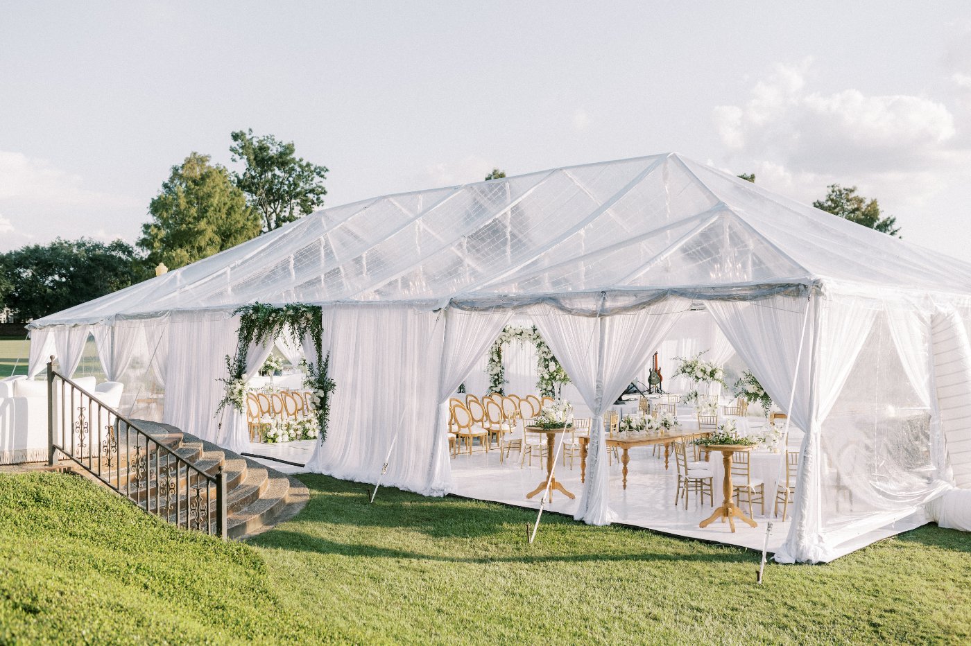 Lafayette Clear Tent Wedding Inspiration