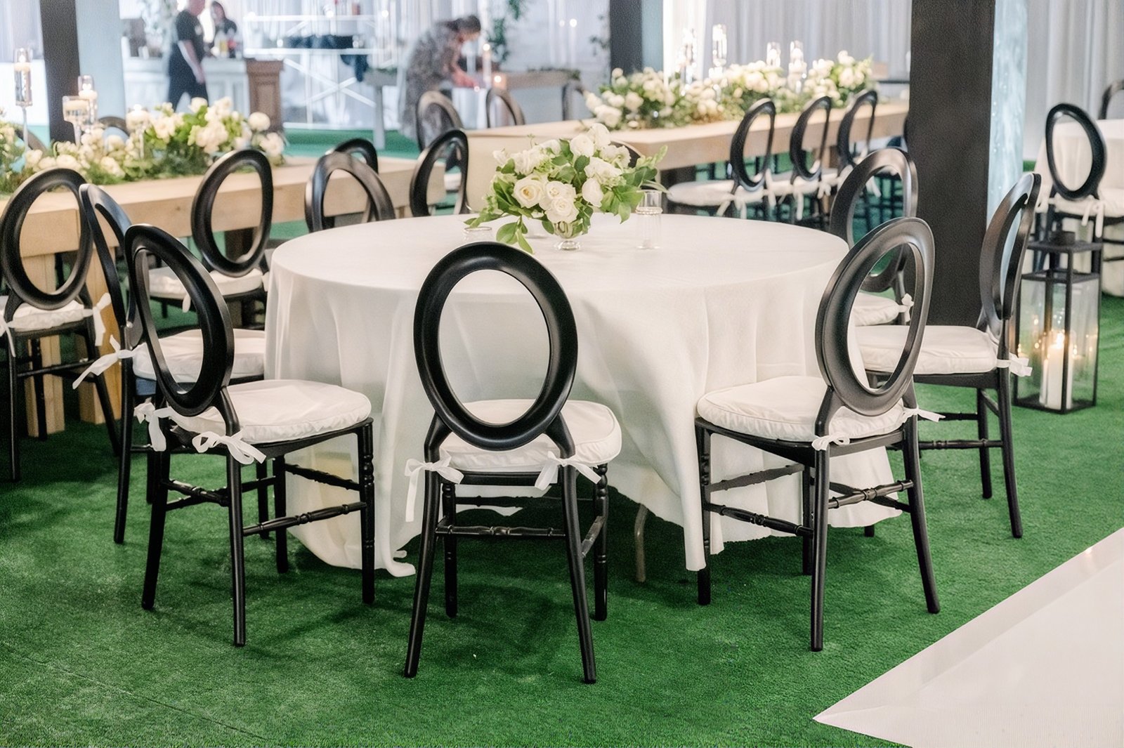 Lafayette Black and White Garden Reception Inspiration