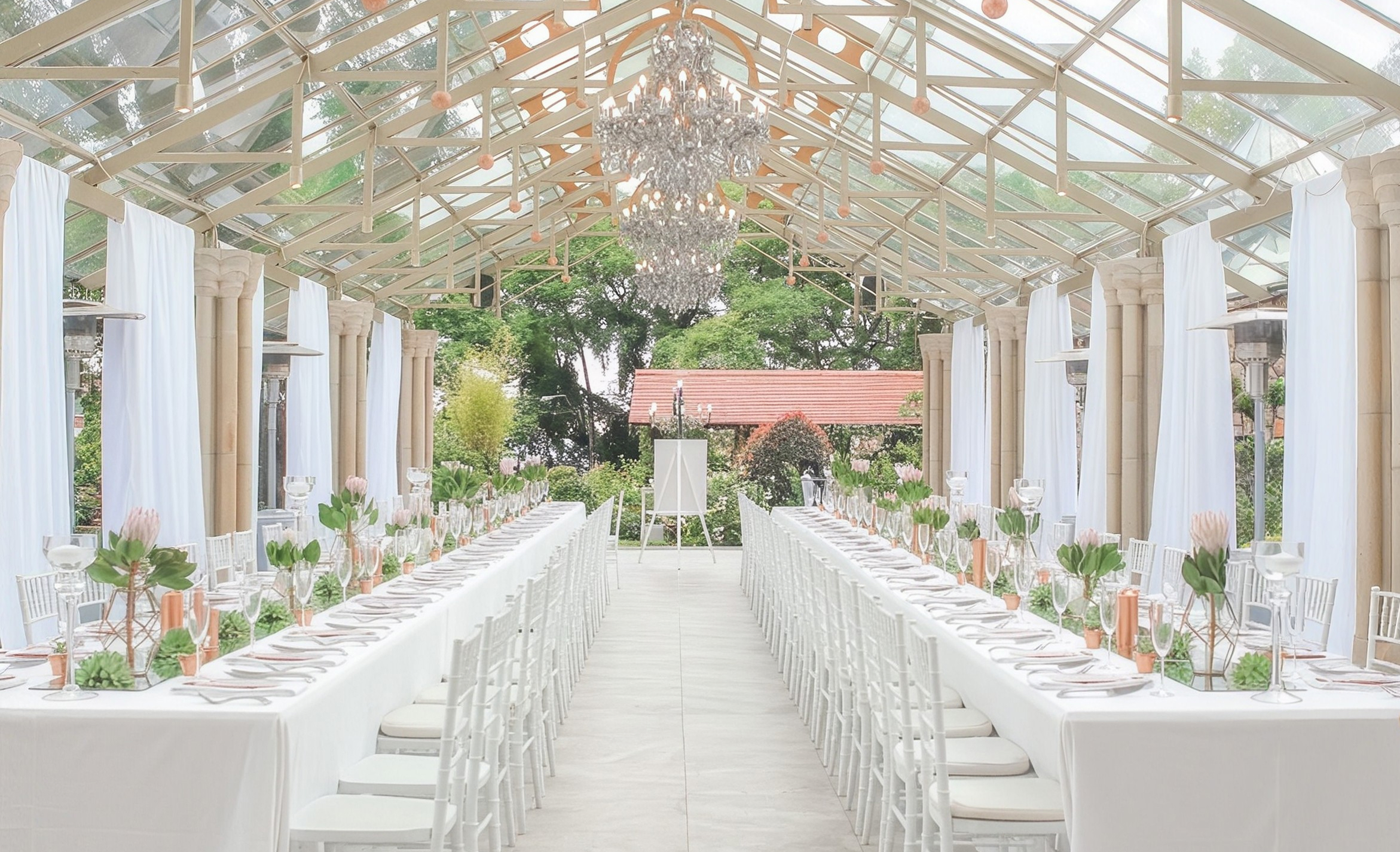 New York Garden Greenhouse Wedding Inspiration