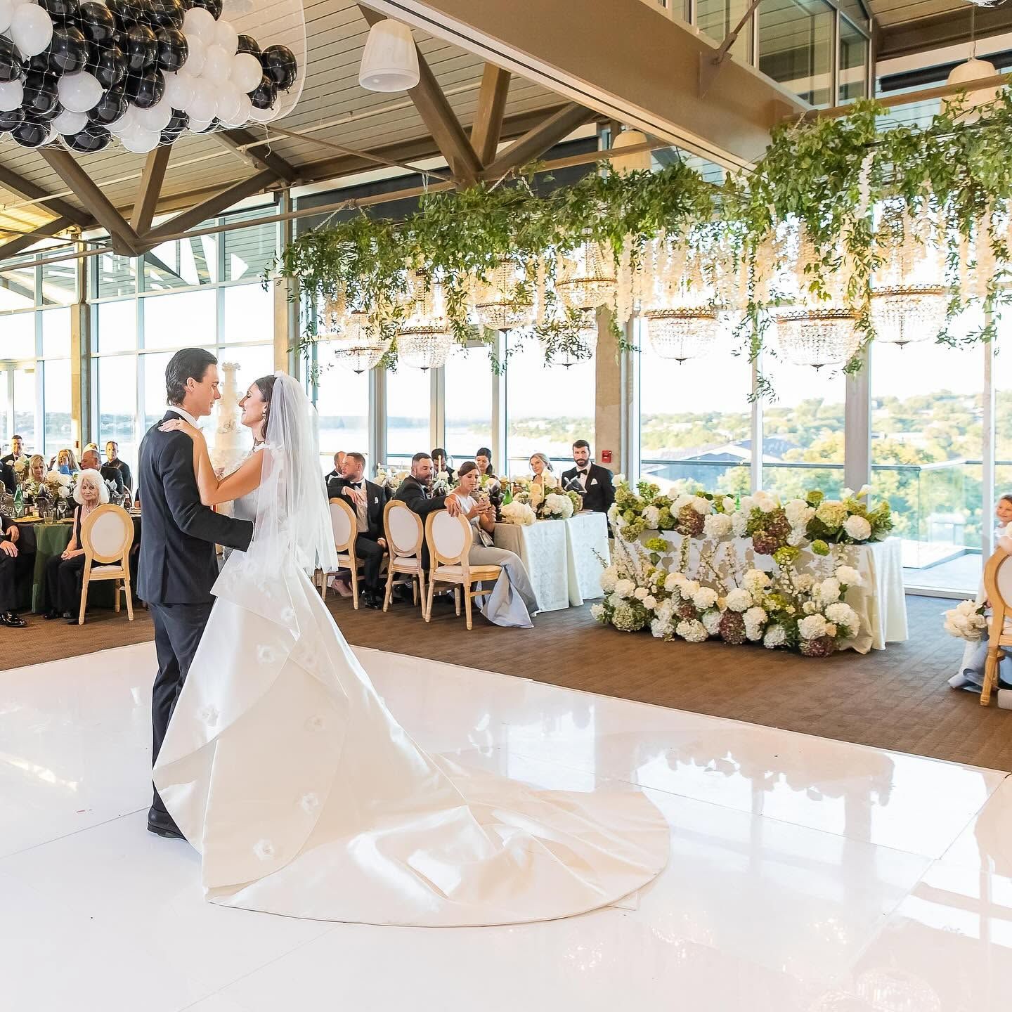 Austin White Dance Floor Wedding Inspiration