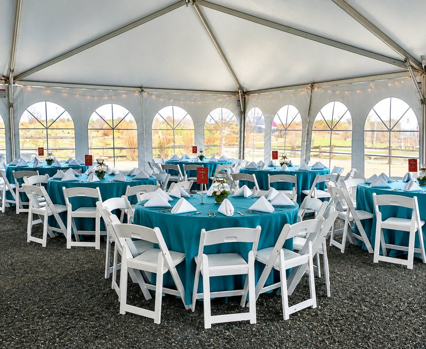 Dallas-Ft. Worth Turquoise Tent Reception Inspiration