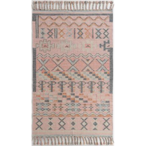 5x7 Sweet Eve Pastel Kilim Rug  rental New Orleans, LA