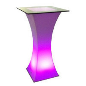 Lighted LED Cocktail Table rental Nashville, TN