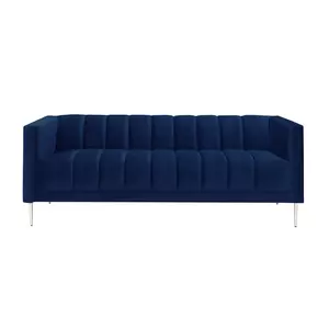 Navy Velvet Sofa rental New York, NY