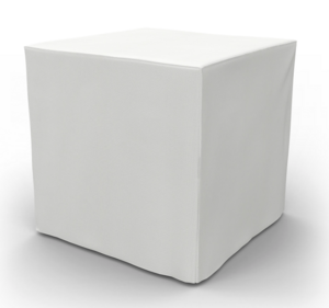 Small White Ottoman Cube rental New York, NY