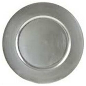 Silver Acrylic Charger 13" rental New York, NY