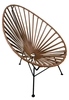 Brown Leather Woven Chair rental in Chicago, IL