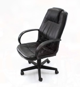 Executive Black Leather Chair rental Chicago, IL