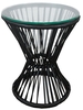 Black PVC Cord Side Table rental in Chicago, IL