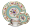 Floral Vintage Blue Dinner Plate  rental in Chicago, IL