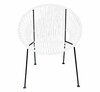 White PVC Cord Chair rental in Chicago, IL