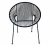 Black PVC Cord Chair rental in Chicago, IL
