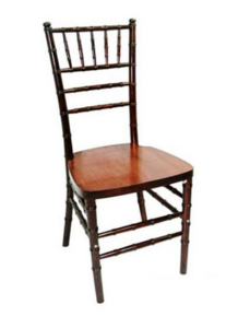 Fruitwood Chiavari Chair with Padded Cushion rental Chicago, IL
