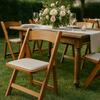 Natural Resin Folding Chair rental in Chicago, IL