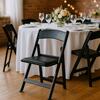 Black Padded Resin Folding Chair rental in Chicago, IL