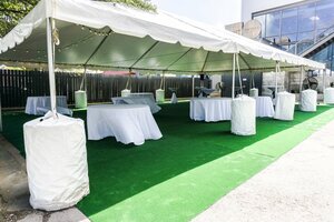 10' x 40' White Frame Tent rental Chicago, IL