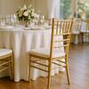 Gold Chiavari Chair with Padded Cushion rental in Chicago, IL