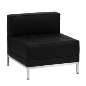 Black Leather Chair rental San Diego, CA