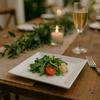 White China Square Salad and Dessert Plate rental in Las Vegas, NV