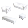 White Modern Lounge Set rental in Las Vegas, NV