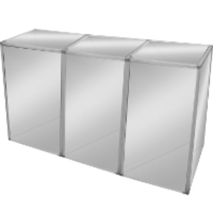 Mirrored Bar rental San Francisco-Oakland-San Jose, CA