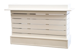 White Wooden Bar rental San Francisco-Oakland-San Jose, CA