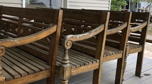 Wooden Benches rental in San Francisco-Oakland-San Jose, CA