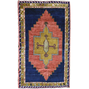 4x5.5 Mandala Sweetheart Rug rental San Francisco-Oakland-San Jose, CA