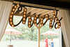 6.5ft Cursive Cheers Marquee Lights rental in New Orleans, LA