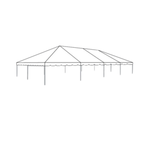 30 x 100 White Frame Tent rental Austin, TX