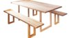 6' Elegant Wooden Table and Bench Set rental in Austin, TX