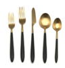 Black & Gold Flatware rental in Austin, TX