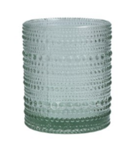 Green Beaded Double Old Fashioned Glass  rental Austin, TX