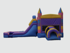 Dual Lane Slide Bounce House Combo rental Austin, TX