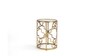 Serena Gold Side Table rental in Austin, TX