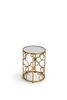 Serena Gold Side Table rental in Austin, TX
